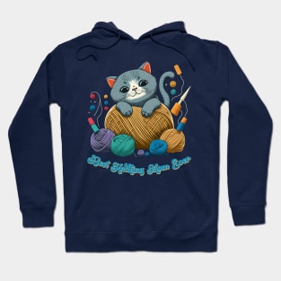 Best Knitting Mom Ever Cat #3 Hoodie